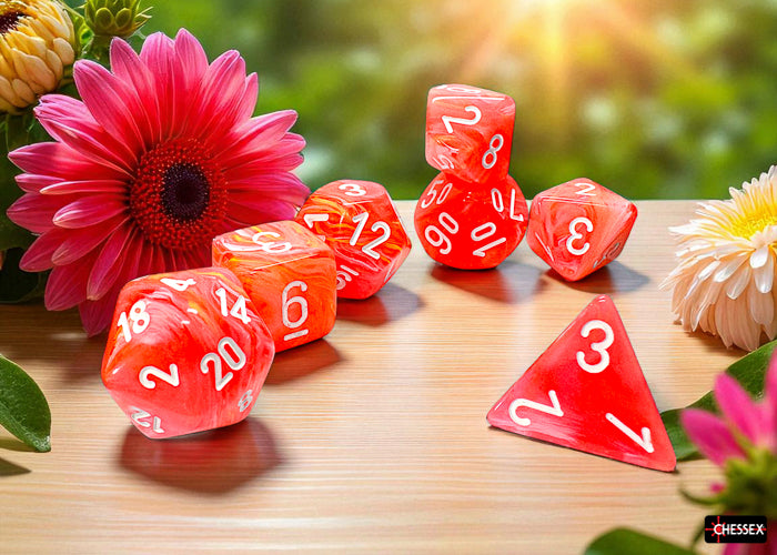 Festive Mega-hedral Dahlia/white Luminary 7-Die Set