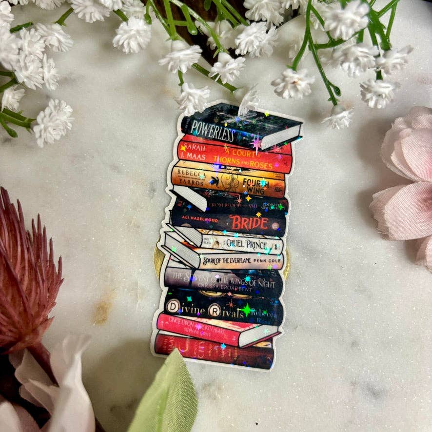 Awfullynerdy.co - Romantasy Books Bookstack Sticker