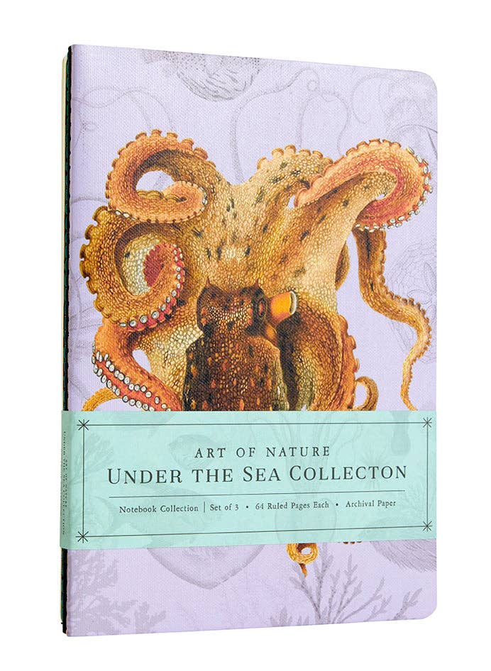 Insight Editions - Art of Nature: Under the Sea Sewn Notebook Collection (Set of 3)