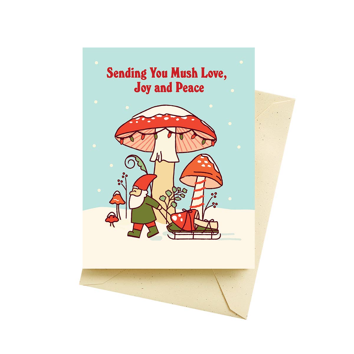Seltzer Goods - Mushroom Trees Holiday Cards