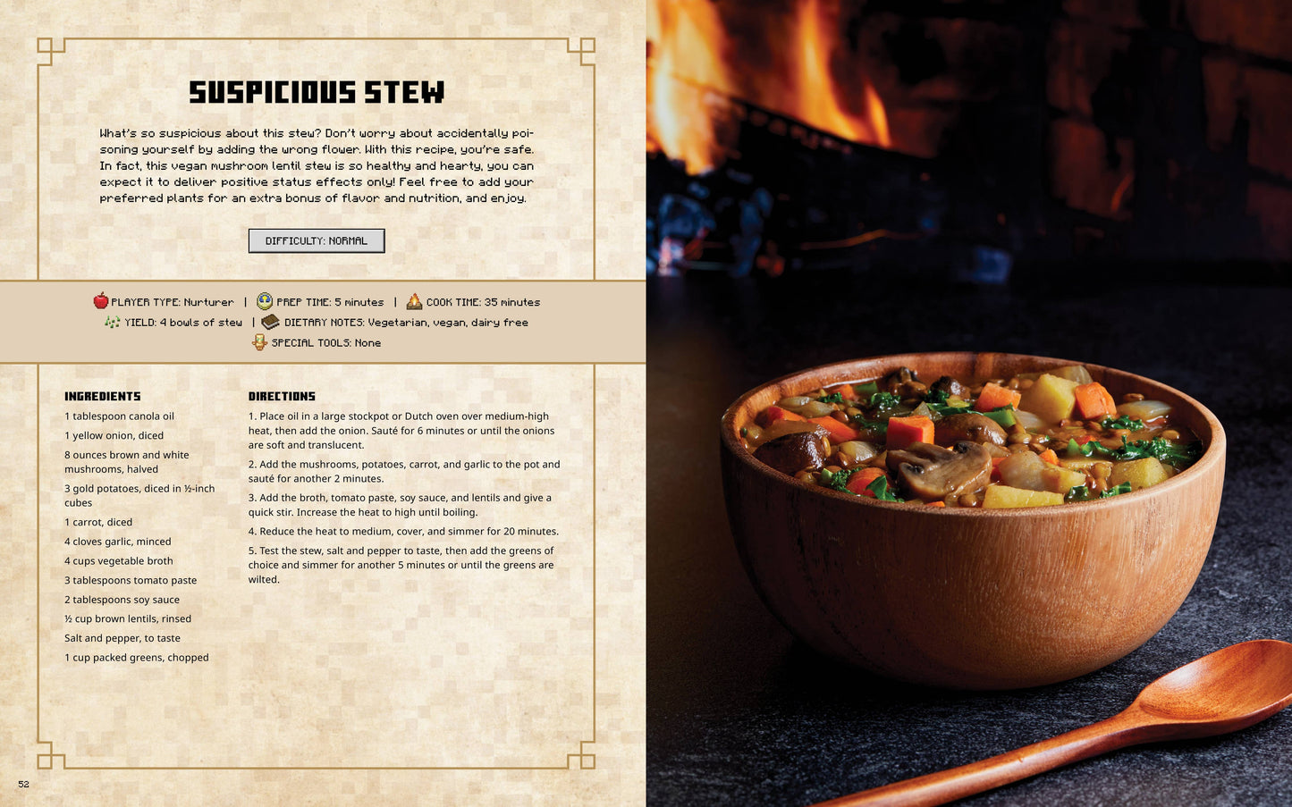 Insight Editions - Minecraft: Gather, Cook, Eat! Official Cookbook