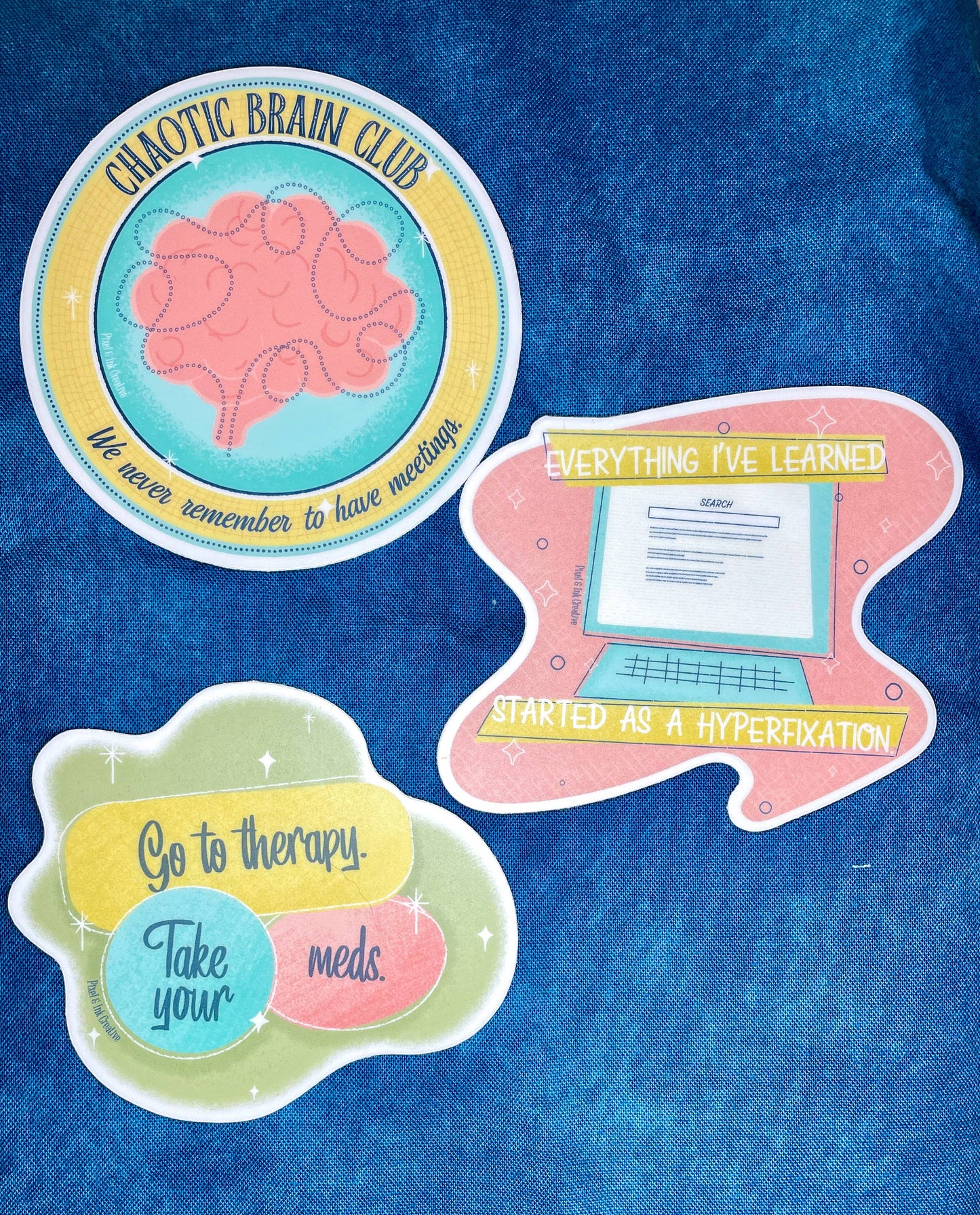 Pixel & Ink Creative - Go To Therapy Sticker