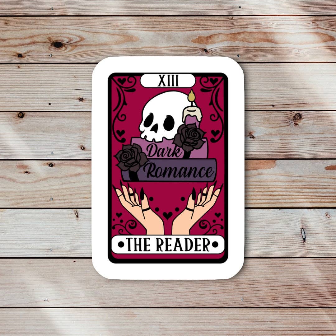Ace the Pitmatian Co - Dark Romance Reader Tarot Sticker