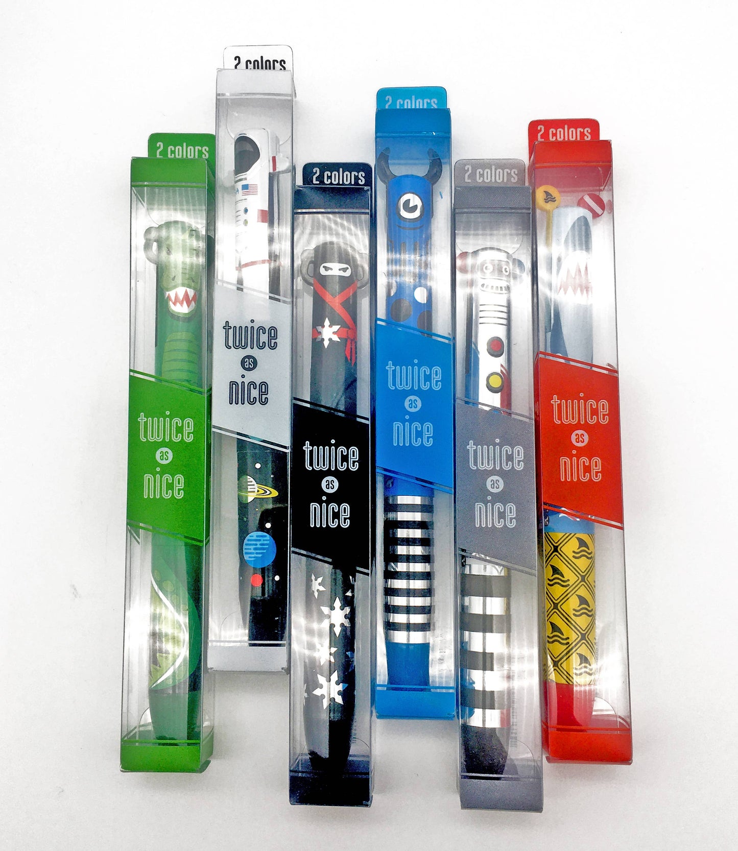 SNIFTY - TWICE AS NICE METALLIC 2 COLOR CLICK PEN