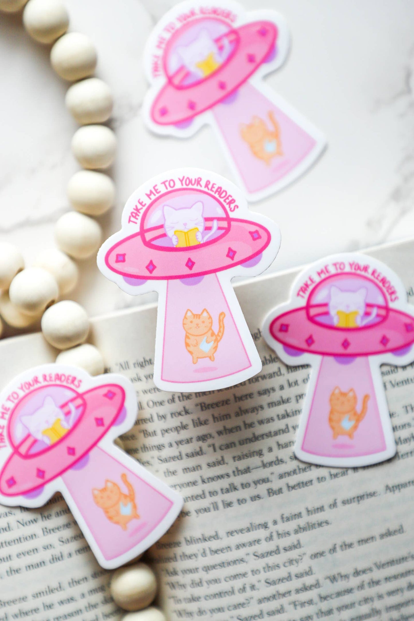 Furever Booked - Take Me To Your Readers Sticker