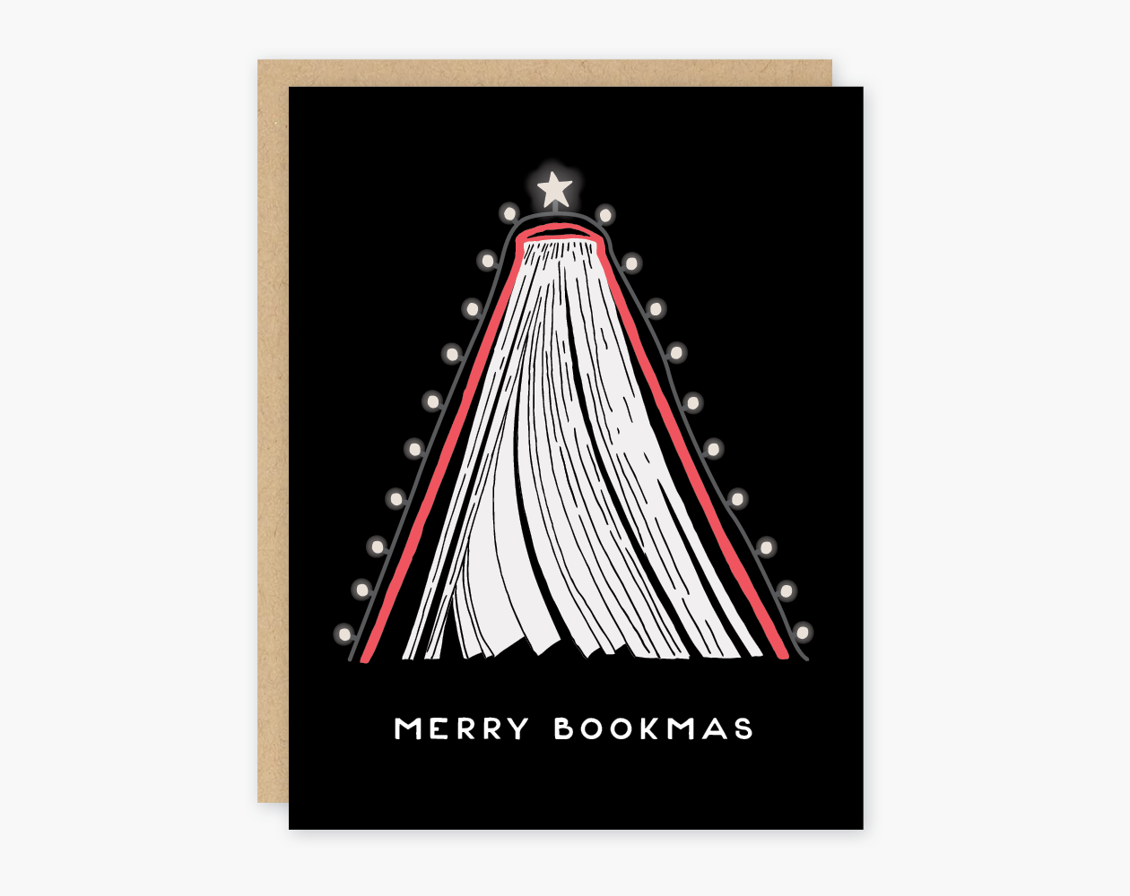 Boxed Merry Bookmas Card