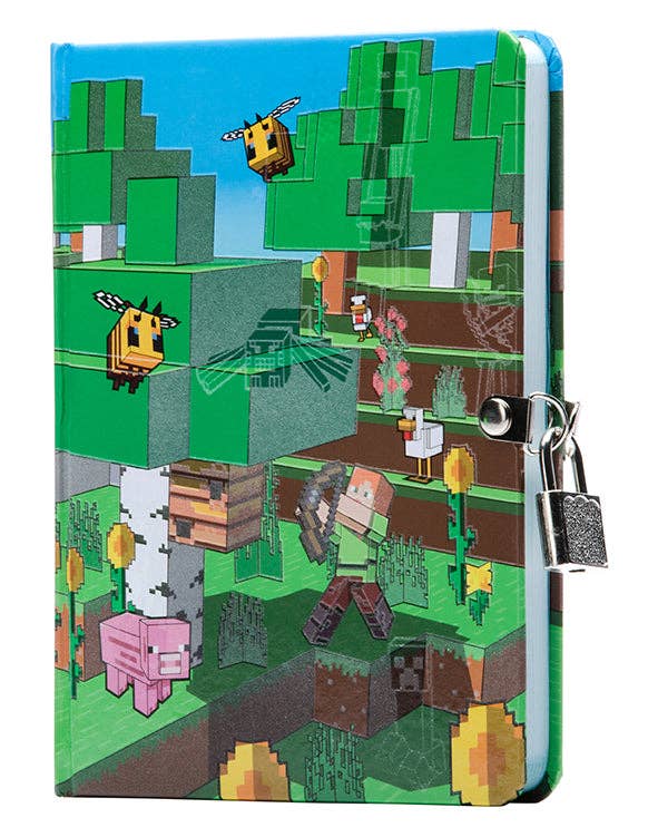 Insight Editions - Minecraft: Mobs Glow-in-the-Dark Lock & Key Diary
