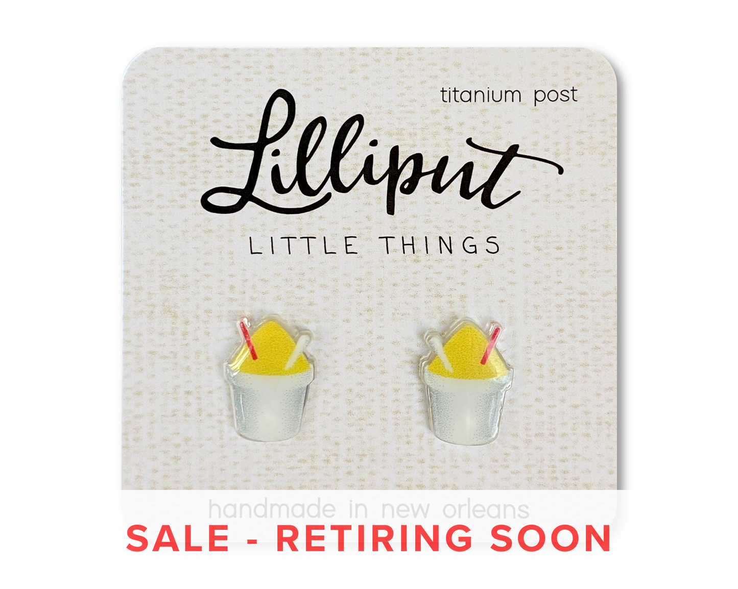 Lilliput Little Things - Snoball Earrings: Rainbow