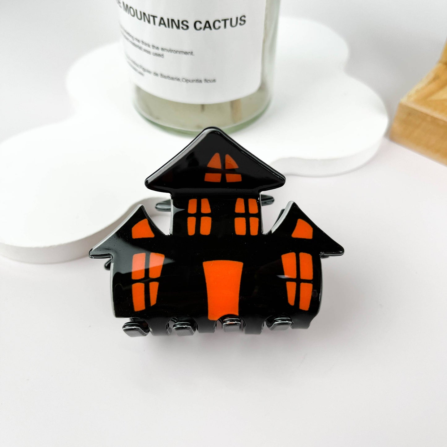 mildstyles - Halloween Haunted House Hair Clip: Green