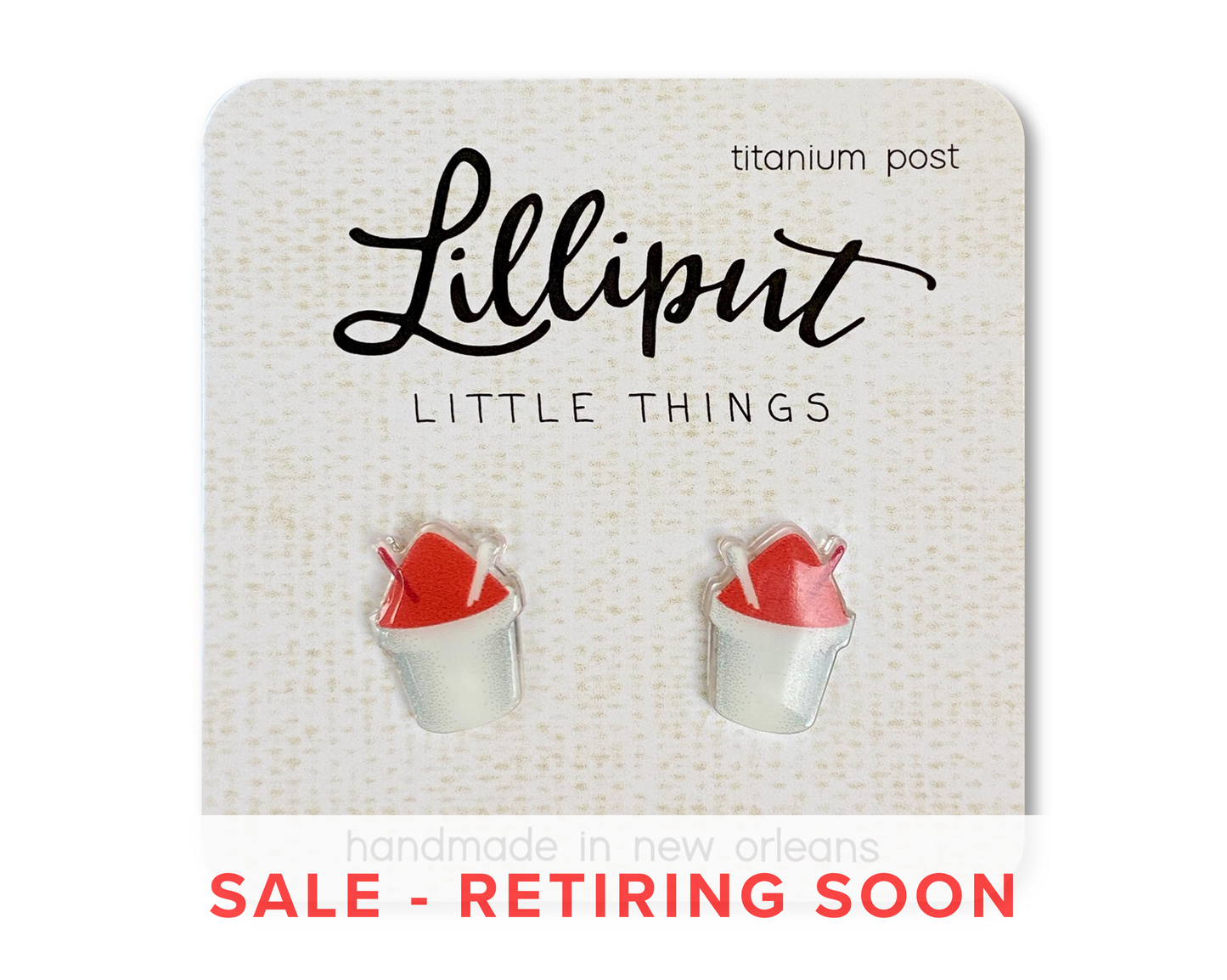 Lilliput Little Things - Snoball Earrings: Rainbow