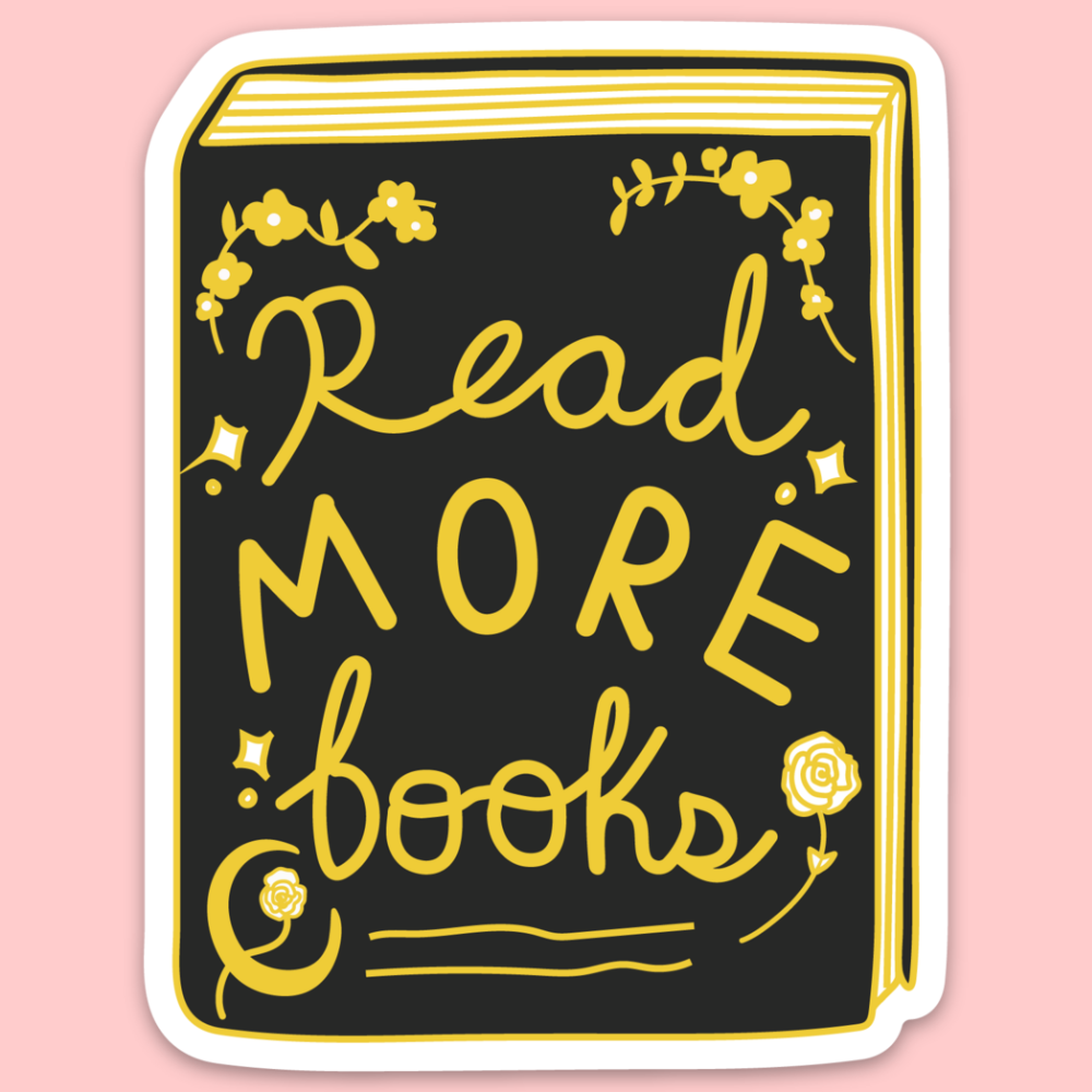 Tender Ghost - Read More Books Sticker