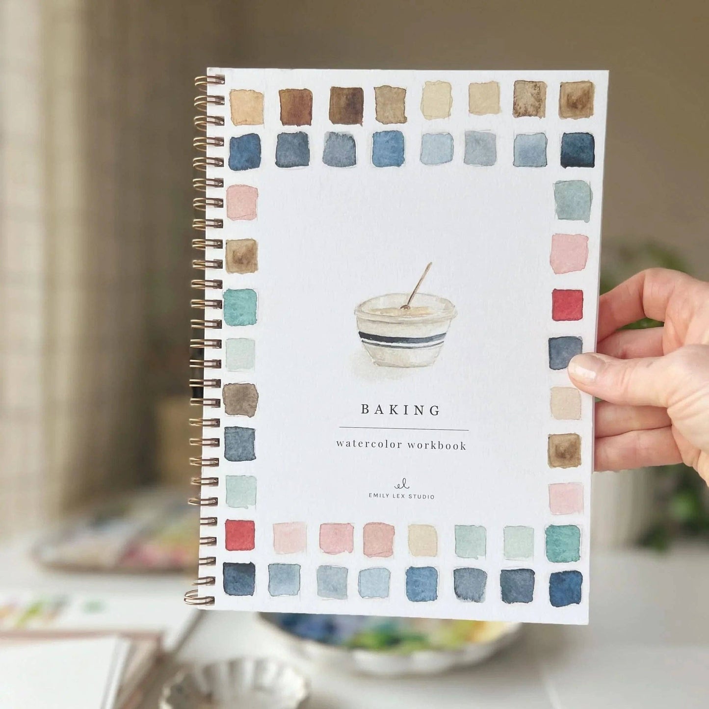 emily lex studio - Baking watercolor workbook