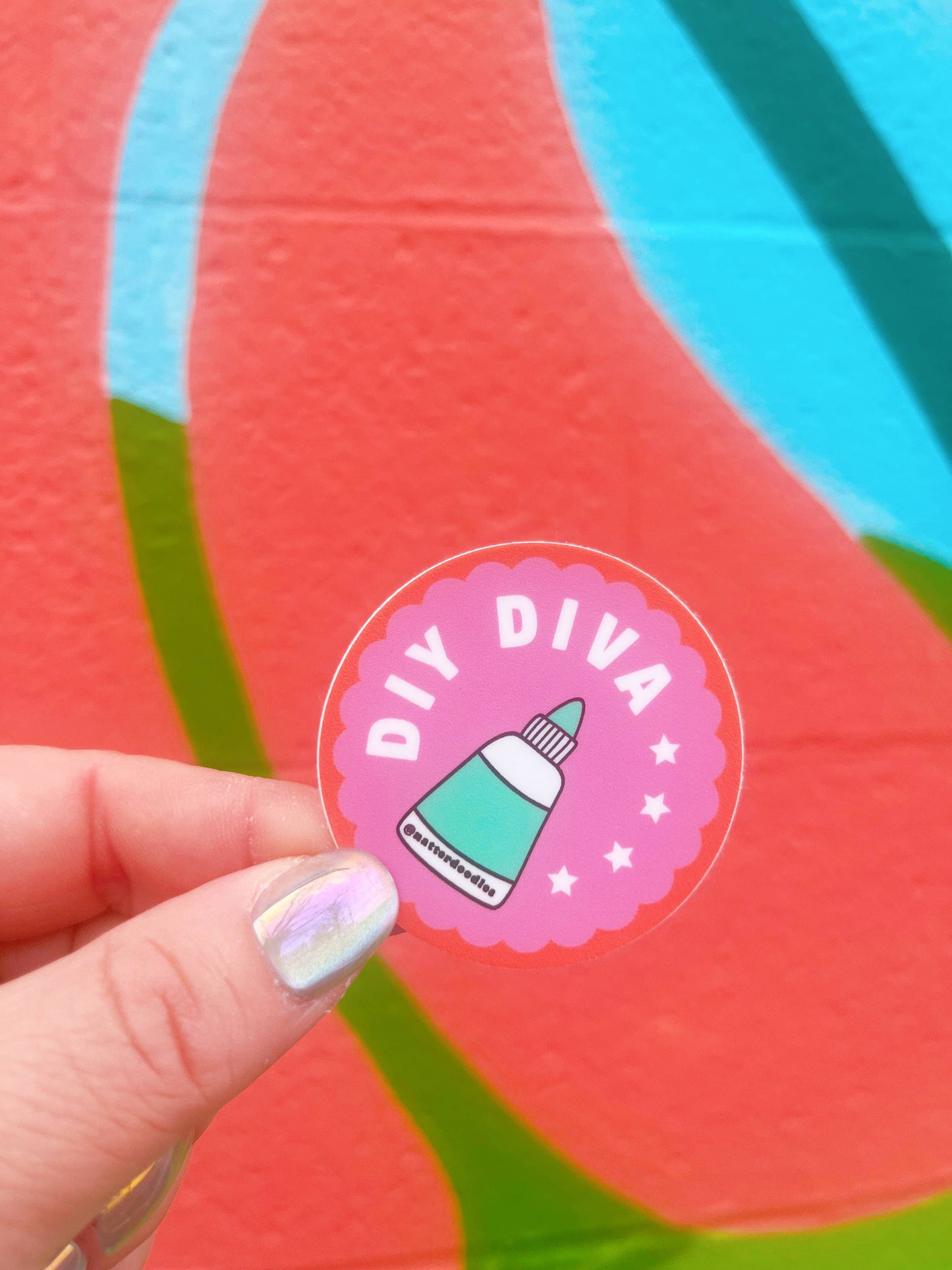 NatterDoodle - DIY Diva Crafting Artist Creative Crafty Waterproof Sticker