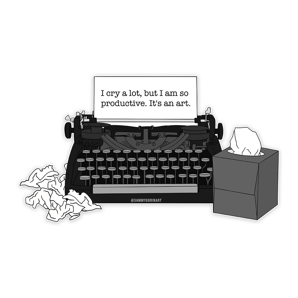 Sammy Gorin LLC - Cry a Lot Sticker
