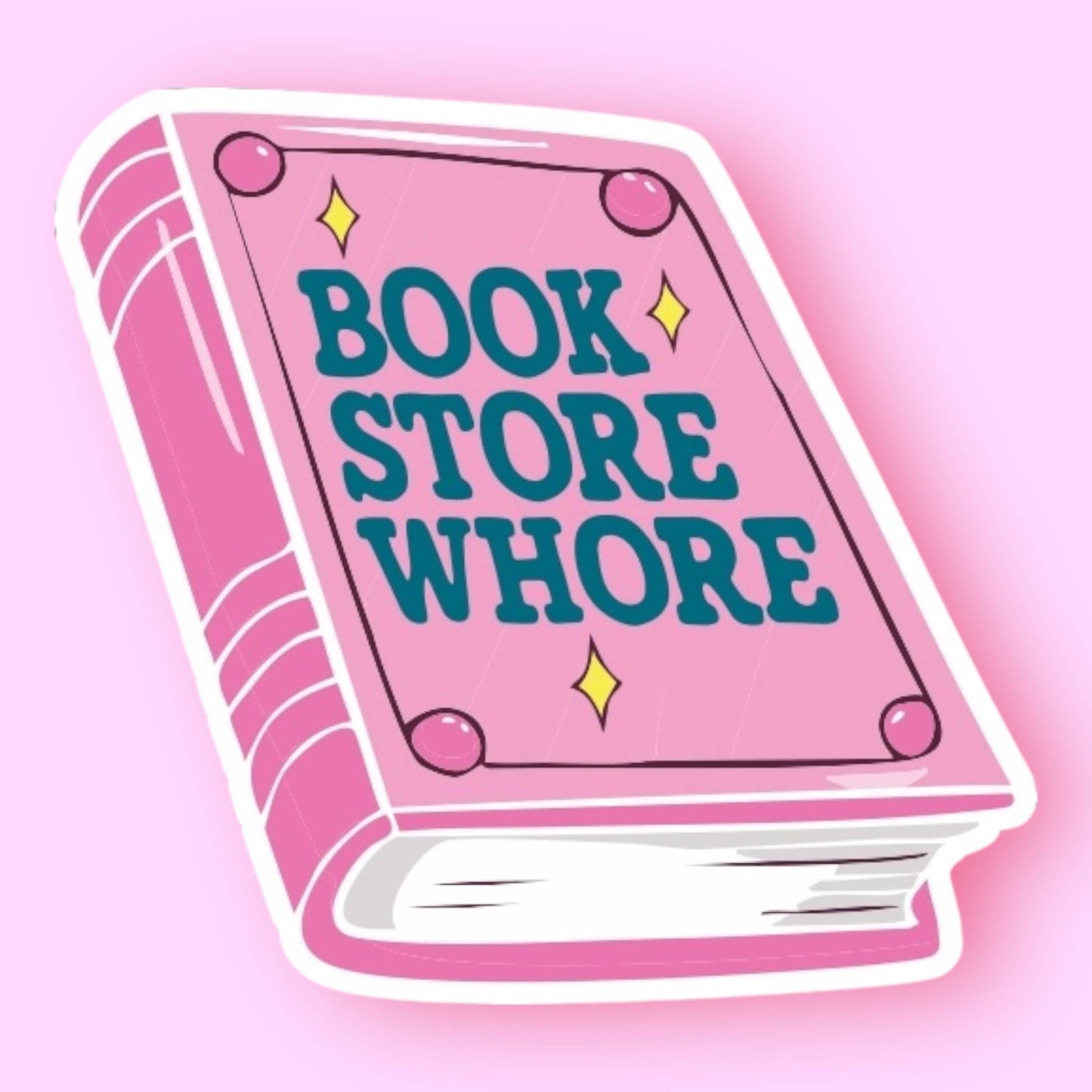 The Hissin' Kitten - Book Store Whore Sticker