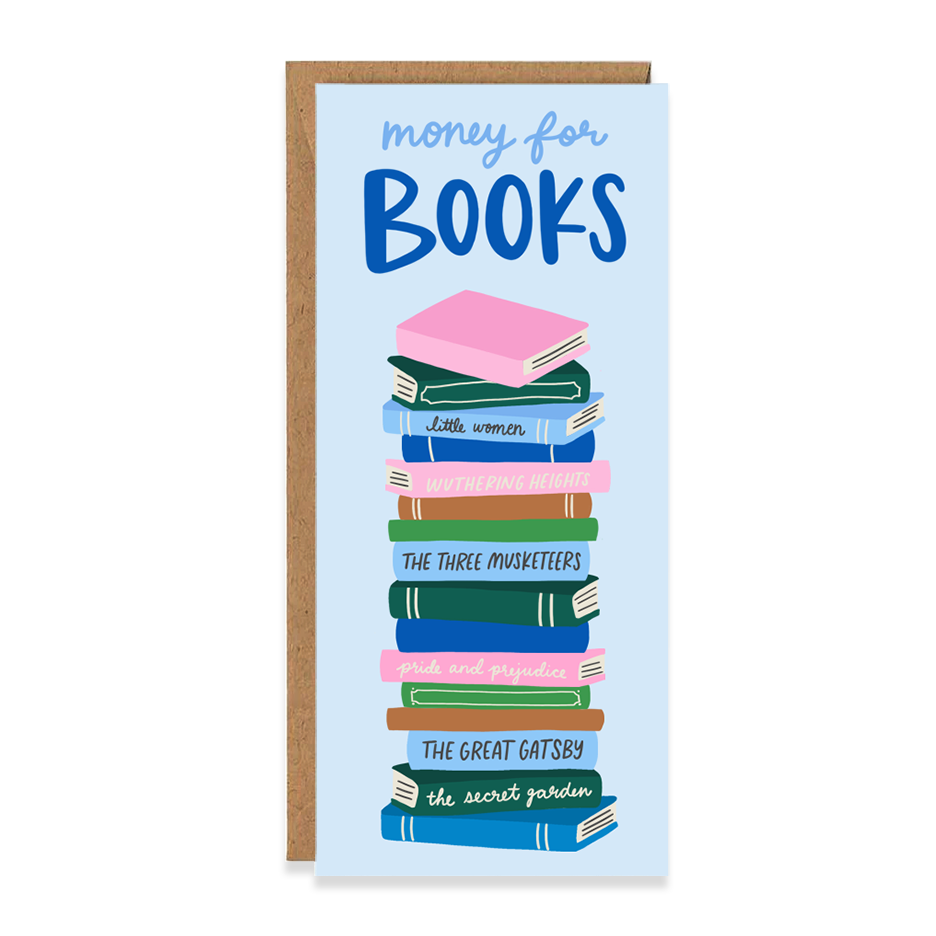 Brittany Paige - Money for Books Money Holder Card