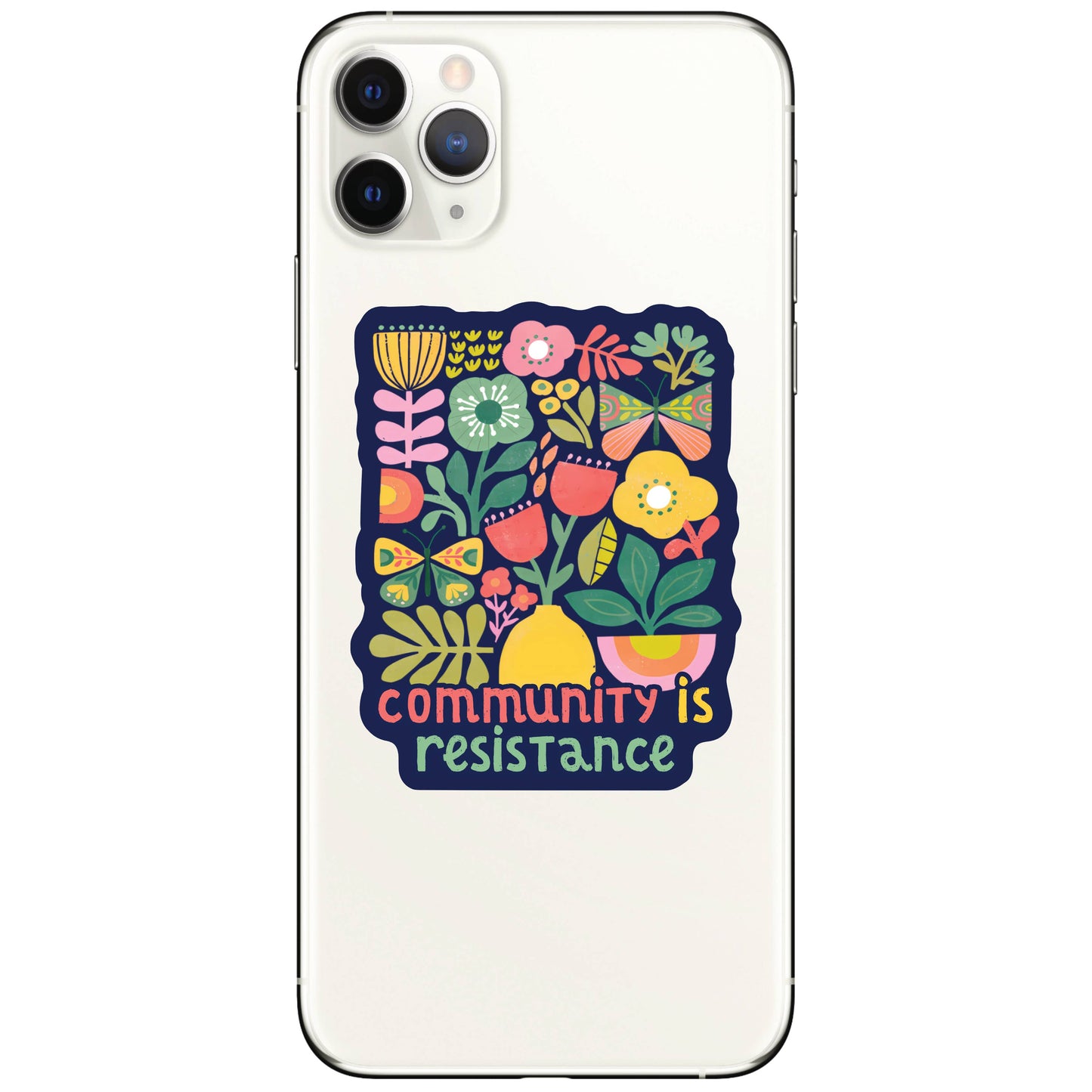 Juju and Moxie - Community Strength Hope Together High Quality Vinyl Sticker