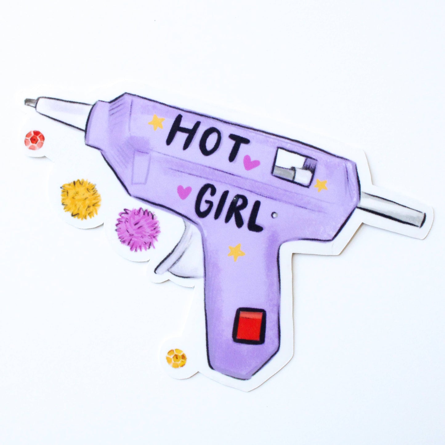 Amy Hartelust Art and Illustration - Hot Girls Craft Vinyl Sticker