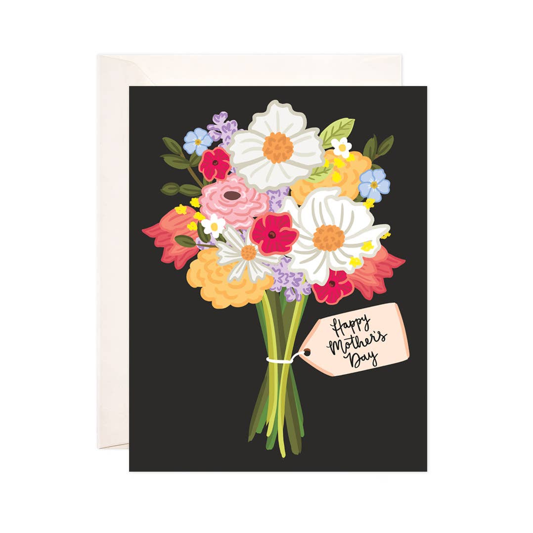 Bloomwolf Studio - Mother's Day Bouquet Greeting Card - Floral Mother's Day Car