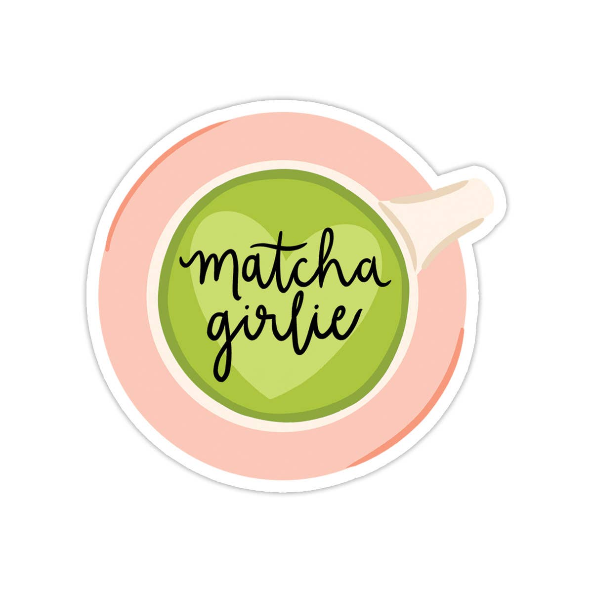 Bloomwolf Studio - Matcha Girlie Vinyl Sticker
