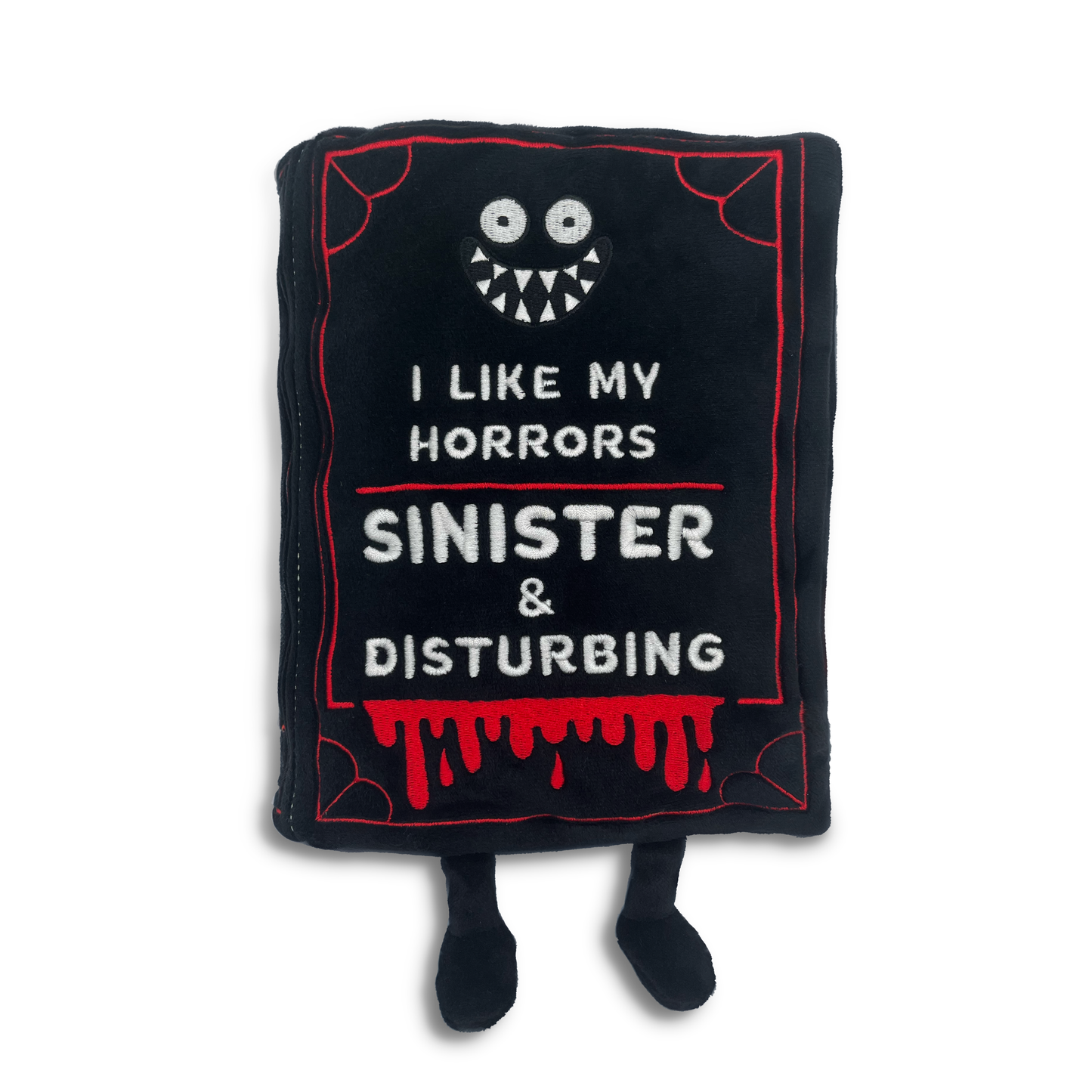 Punchkins - "I Like My Horrors Sinister & Disturbing" Book Plush