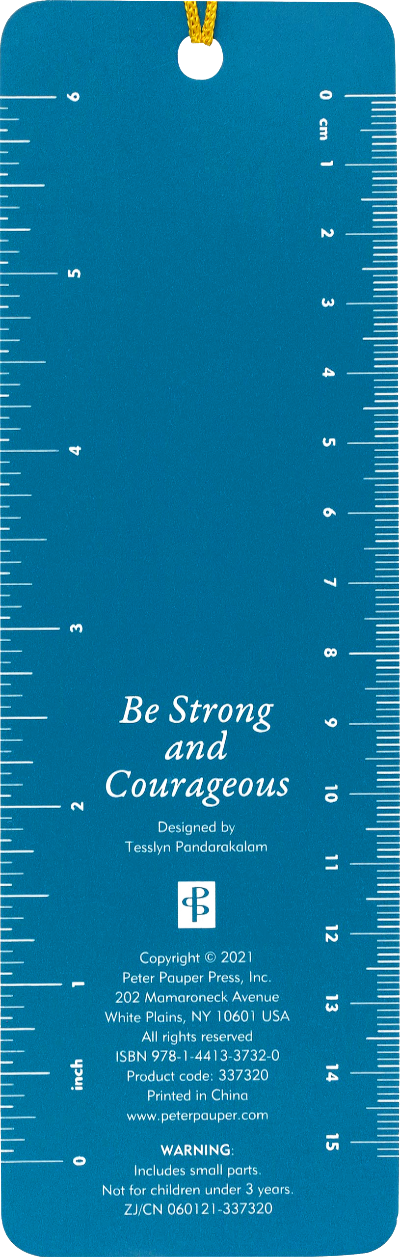 Peter Pauper Press - I Will Be Strong and Courageous! Children's Bookmark