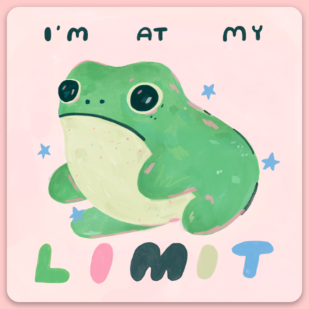 Tender Ghost - I'm At My Limit Sticker