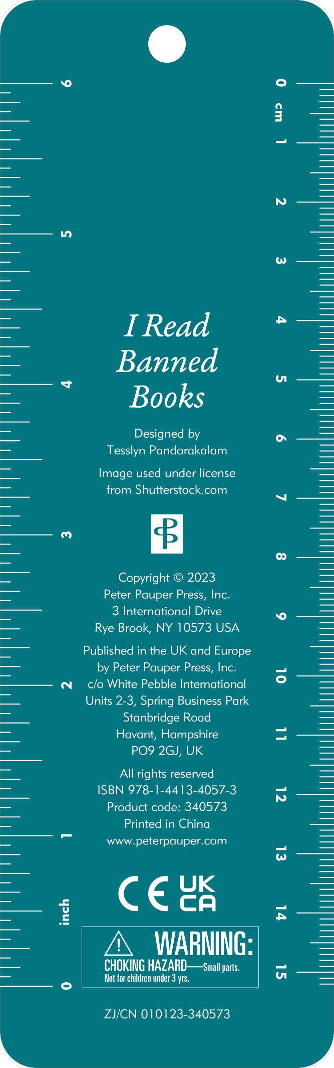 Peter Pauper Press - I Read Banned Books Beaded Bookmark