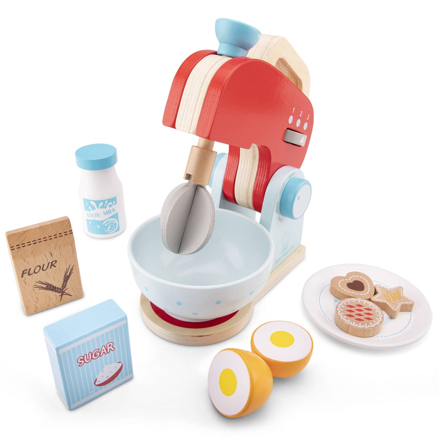 New Classic Toys - Mixer set - red