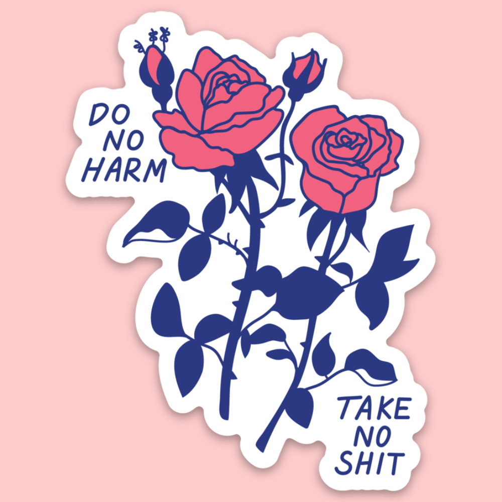 Tender Ghost - Take No Shit Sticker