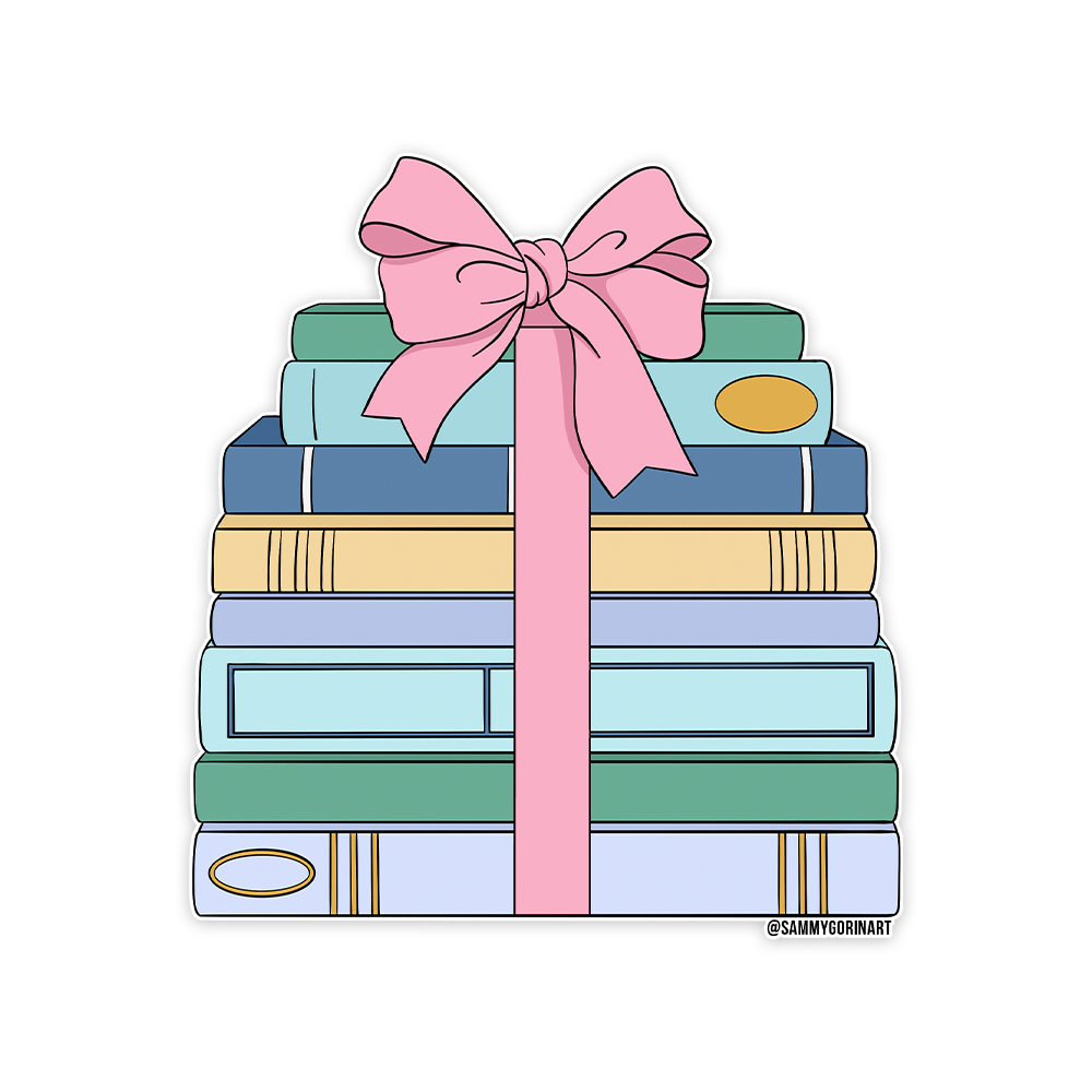 Sammy Gorin LLC - Bow Books Sticker