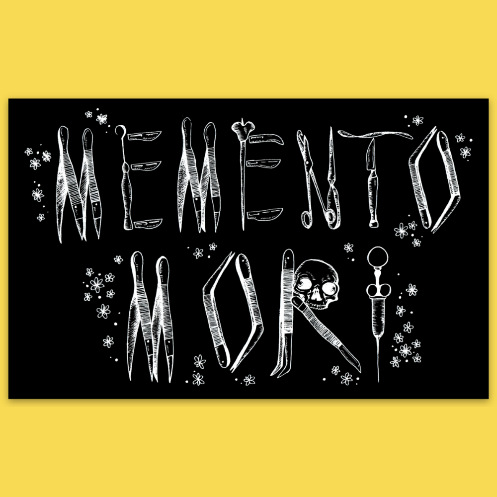 Wicked Clothes - 'Memento Mori' Sticker