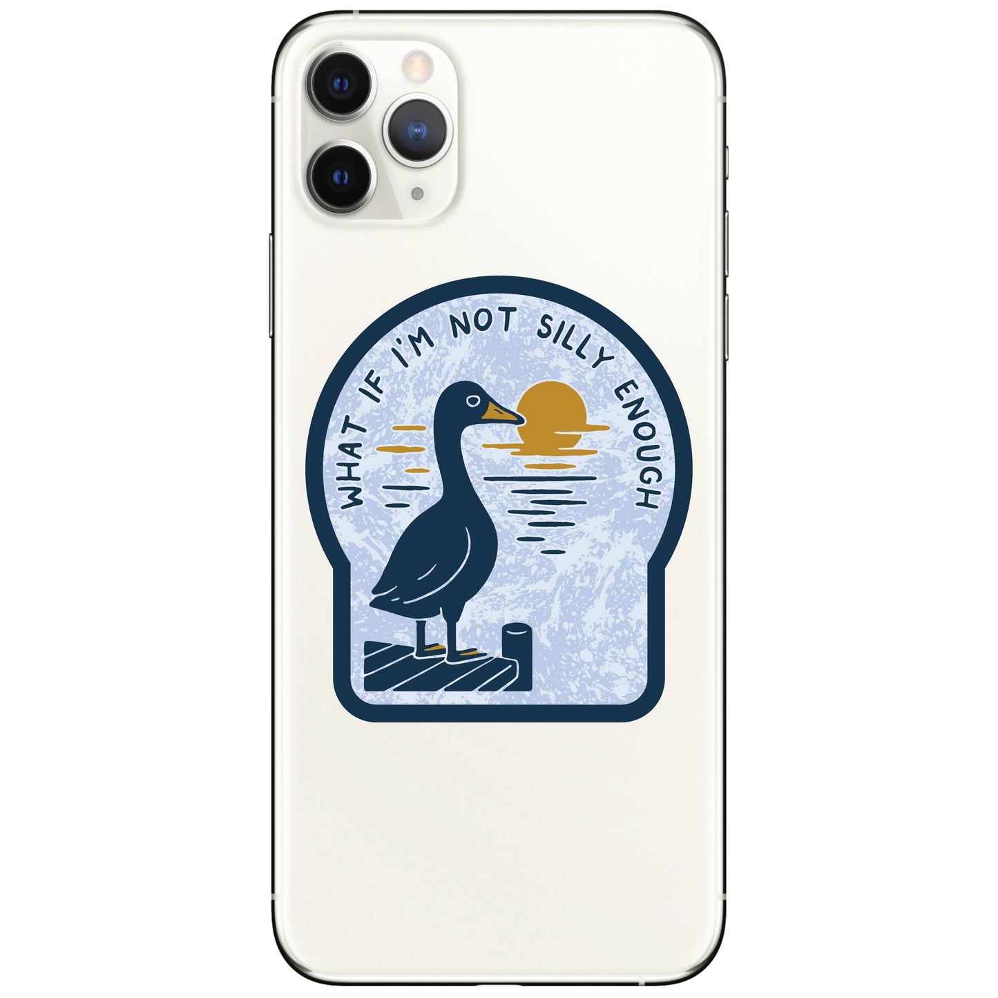 Juju and Moxie - Silly Goose Funny Ironic High Quality Vinyl Sticker