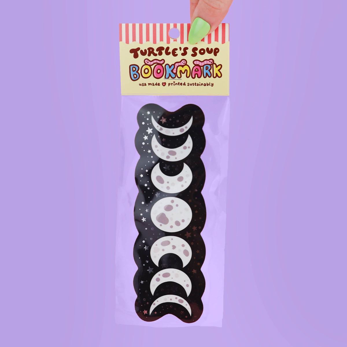 Turtle's Soup - Moon Phase Reader Gift Bookmark