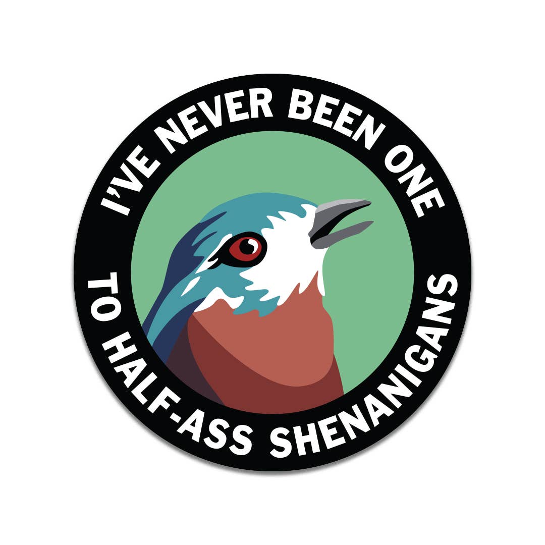 The Mincing Mockingbird - Shenanigans Round Vinyl Sticker