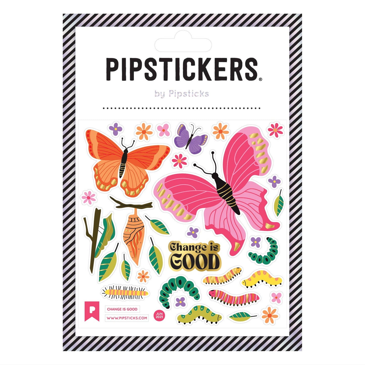 Pipsticks - Change Is Good Stickers