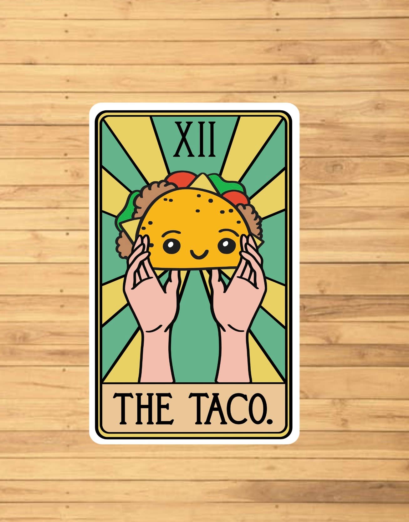 EnchantingSunshine - The Taco Tarot Card Sticker