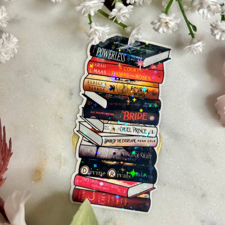 Awfullynerdy.co - Romantasy Books Bookstack Sticker
