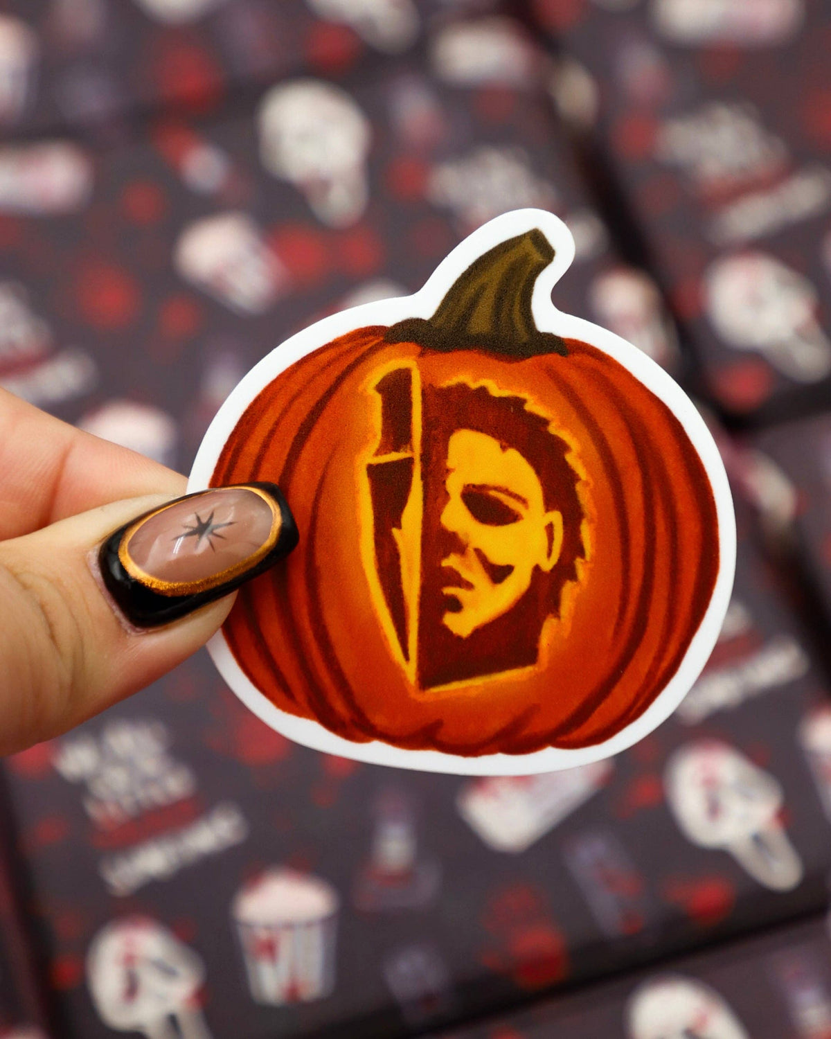 Furever Booked - Halloween Night Pumpkin Sticker
