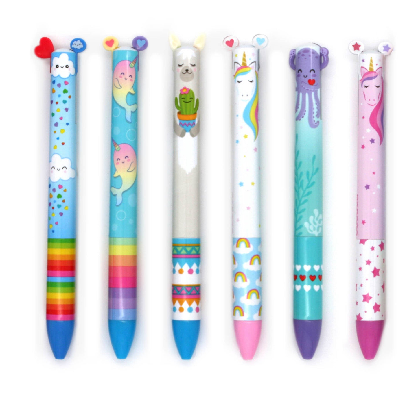 SNIFTY - TWICE AS NICE RAINBOW 2 COLOR CLICK PEN