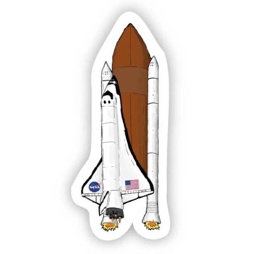 Big Moods - NASA Spaceship Sticker