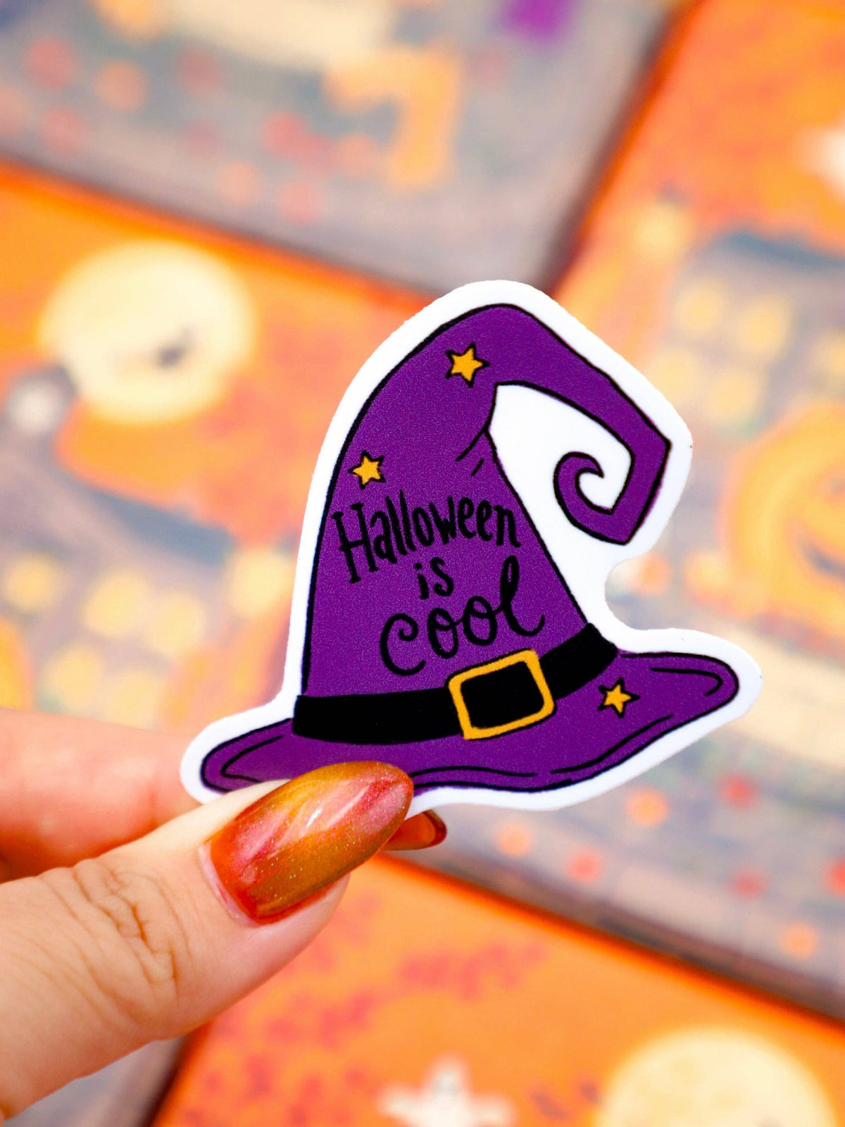 Furever Booked - Halloween Is Cool Sticker