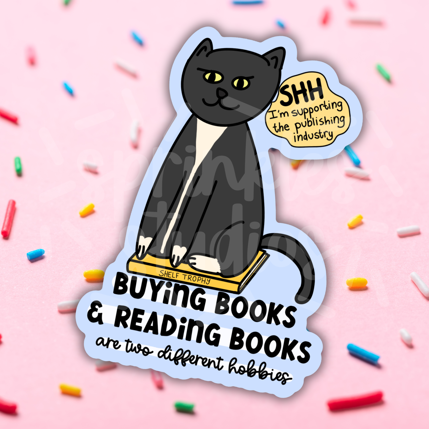 Sprinkles Studios - Two Different Hobbies Vinyl Sticker
