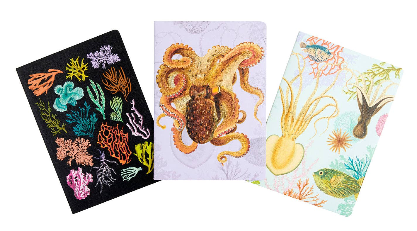 Insight Editions - Art of Nature: Under the Sea Sewn Notebook Collection (Set of 3)