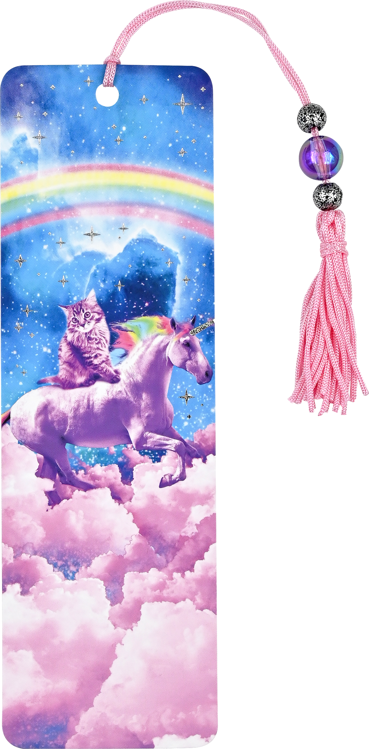 Peter Pauper Press - Unicorn & Kittens Forever Beaded Bookmark