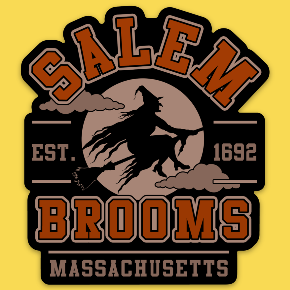 Wicked Clothes - 'Salem Brooms' Sticker