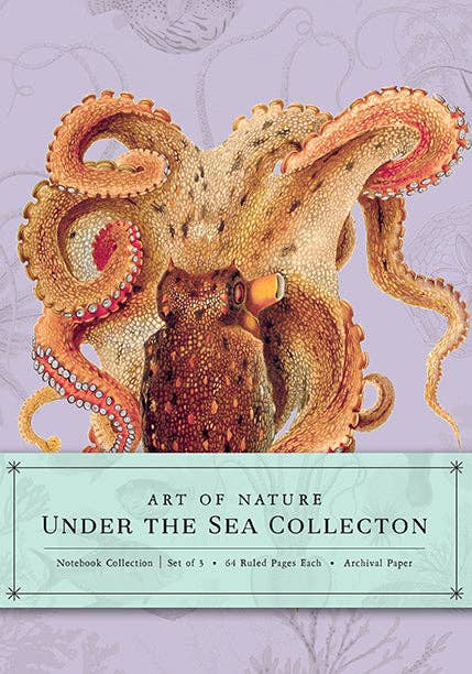 Insight Editions - Art of Nature: Under the Sea Sewn Notebook Collection (Set of 3)