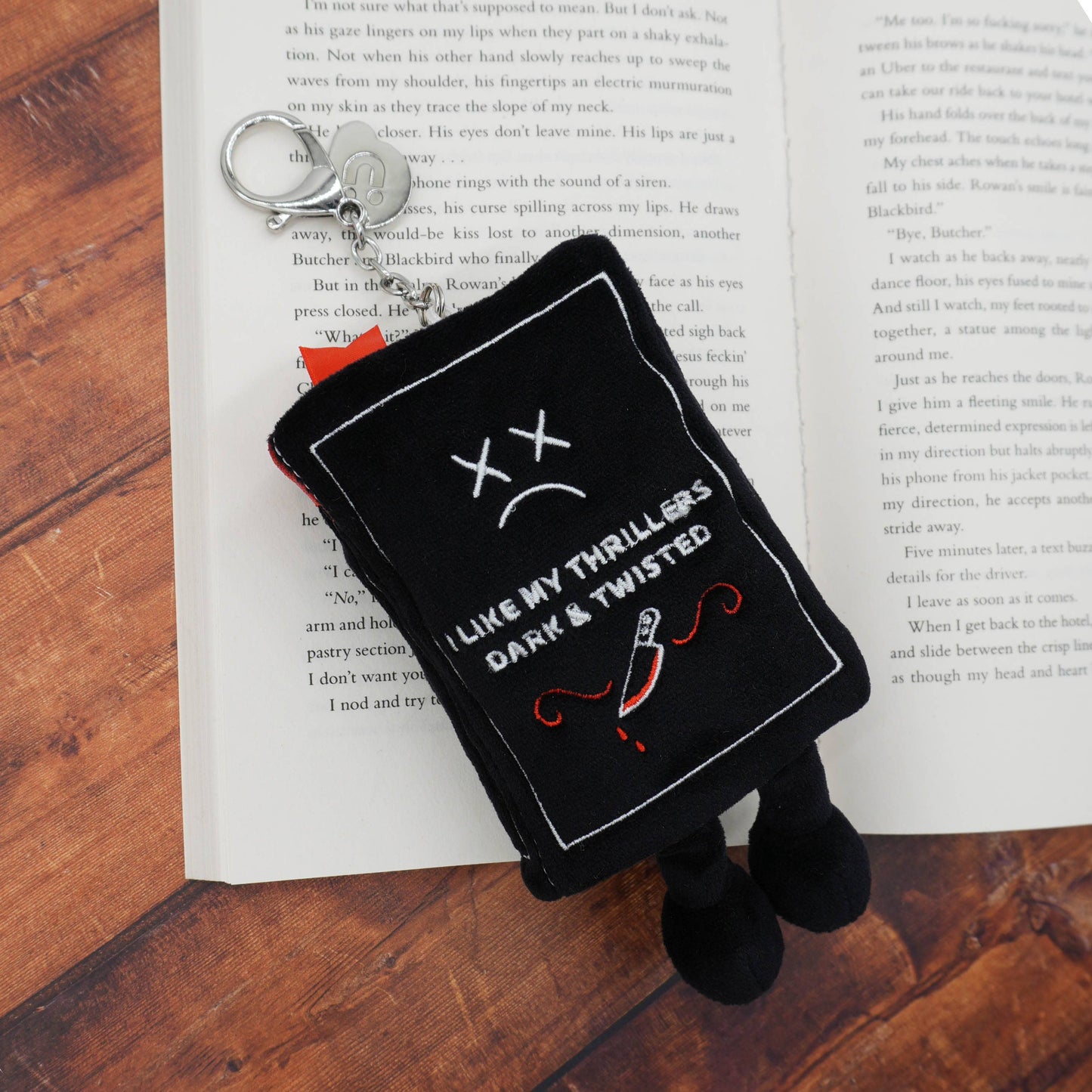 Punchkins - I Like My Horrors Sinister & Disturbing Book Plush Bag Charm