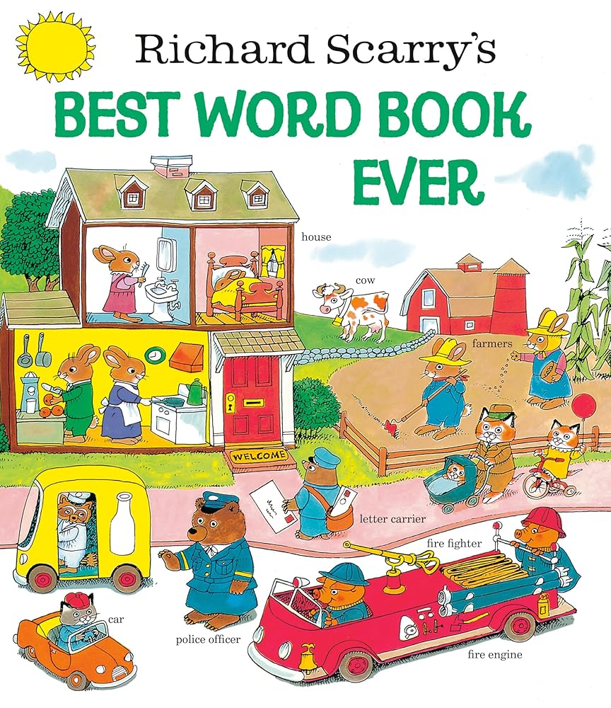 Richard Scarry's Best Word Book Ever (Giant Golden Book) cover image