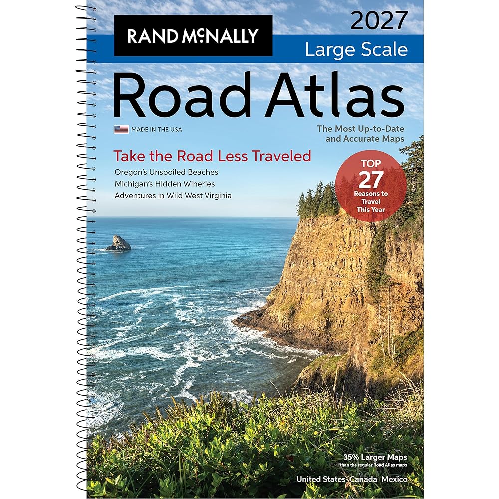 Rand McNally 2027 Large Scale Road Atlas cover image